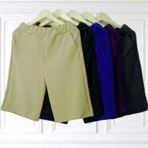 PAKET ISI 5 PCS CELANA KULOT PENDEK POLOS WANITA DEWASA JUMBO TERBARU
