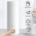 Binnis Portable Electric Kettle 400ML thermos tumbler  Coffee Travel Water Heater Temperature Control Mini Travel Smart Stainless Steel Kettle. 