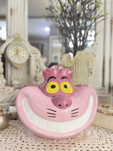 Hũ đựng bánh quy Disney Alice in Wonderland Cheshire Cat Sculpture -Your cookie jar is safe with Disney Chip characters