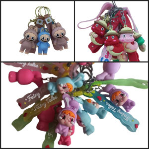 [ 1 cái ] Móc khóa MOI trái cây móc khóa gấu móc khóa kiểu siêu dễ thương sang trọng