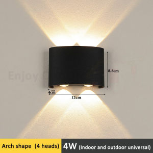 GEJIESE Outdoor LED Wall Light 3W To 18W Waterproof Lamp IP65 Home Decoration Garden Balcony Light Outdoor Lighting Bedroom Living Room Lamp Gate Side Modern Wall Lights