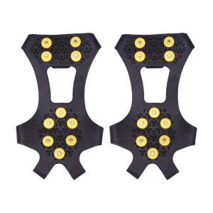 2lots High Strength Crampons Shoe Spikes Tractions Cleats Mountaineering Cleats for Mountaineering and Snow