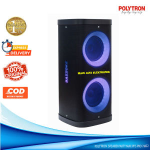 Speaker POLYTRON PPS PRO 7M22 PARTYMAX Bluetooth Karaoke USB Super Bass Remote Free Mic
