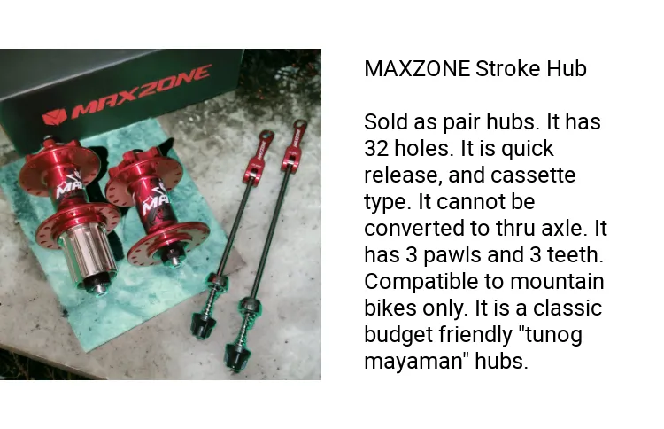 MAXZONE Stroke Hub Pawls Teeth Tunog Mayaman Hubs for Mountain - Main Image