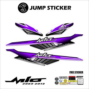Stiker Striping Mio 2003 - 2013 OLD - Sporty - Garnis - Smile grafis variasi 004