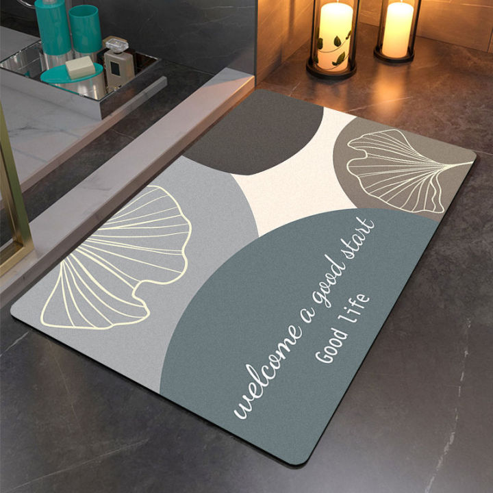 Diatomaceous mud floor mat toilet floor mat bathroom floor mat bathroom ...