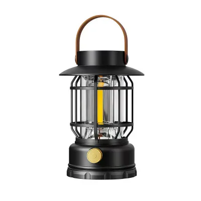 Retro Portable Camping Lantern Solar Powered Led Retro Lantern Light Rechargeable Outdoor Camping Light Waterproof Rechargeable Hanging Lantern Camping Retro Horse Light-152c4c8b