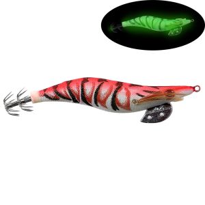 Mực Jig Bạch Tuộc Mồi Câu Cá Cứng Tôm Tôm Tôm Dạ Quang Phát Sáng Trong Bóng Tối Spinner Mồi Giải Quyết Cho Mực Bạch Tuộc