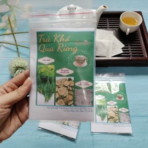 DÙNG THỬ Trà khổ qua rừng - 5 túi lọc Hạ huyết áp cải thiện tiểu đường hiệu quả - trà dùng thử tradongyviet