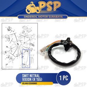 Swit Netral Vixion R 155 - Switch Suit Suwit Indikator Sensor Gigi Netral Neutral Contact Assy