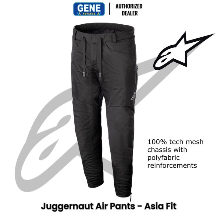 バイクウェア・装備 alpinestars JUGGERNAUT AIR PANTS ASIA M Juggernaut Waterproof Pants - BLACK CONTEMPORARY Pants