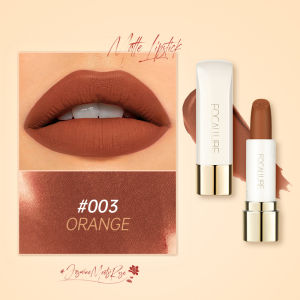 Focallure Natural #JasmineMeetsRose Matte Lipstick High Pigment Waterproof Lightweight Non-Clump Soft Smooth