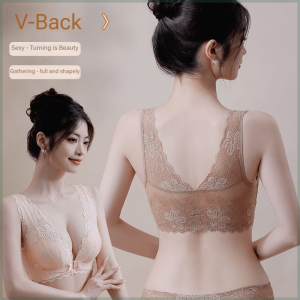 Corset Comfortable and Non-abrasive Bra Lace Molded Cups Breathable Wide Shoulder Straps Adults