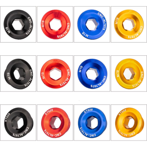 Xe đạp Crank Bìa Crank bu lông Hợp kim nhôm Crank Mũ tấm Crank Bìa xe đạp crankset nắp vặn crankset Bìa