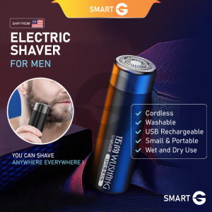 Mini Electric Shaver Razor Portable Shavers Pencukur Cukur Janggut Beard Trimmer USB Charging Cordless Wireless