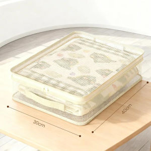 Clear Clothes Storage Bag Household Bed Sheets Duvet Covers Storage Bag Closet Organizer Dust Bag