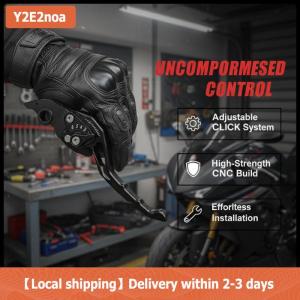 【Local shipping】 Motorcycle Brake Clutches Levers Replacement Part Universal CNC Machining Sturdy and Comfortable for Long Rides and Daily Use