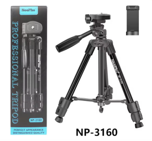GOODLIGHT-lus NP-3160 Universal Portable Digital Camera Camcorder Tripod Stand For Vlogging Ringlight