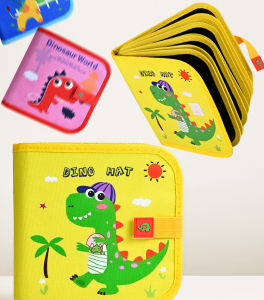 Sách 10 Trang Vẽ Tô Màu Xóa Được Kèm 6 Bút Màu Cho Bé - Không Bẩn Tay