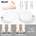 RunY 1 Pair Silicone Insole Correct Leg Shape O/X Legs Heel Pad Elastic Soft Cushioning. 