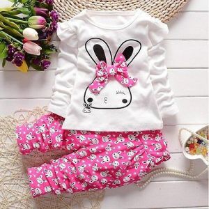 Daigo Setelan Rabbit Baju Anak Perempuan 1 2 3 4 5 Tahun Kekinian Korea Style Viral Lucu Murah