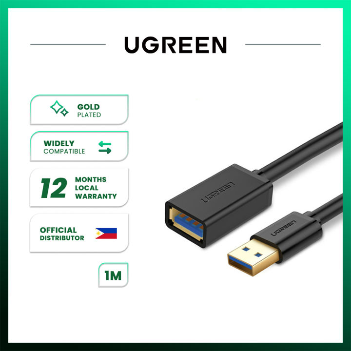 UGREEN USB Extension Cable (A Male to A Female) for USB Hub