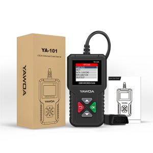 YA101 รถ OBDII เต็ม OBD2 เครื่องอ่านโค้ดสแกนเนอร์ยานยนต์ Professional เครื่องมือวินิจฉัย OBDII ฟรี Update PK ELM327 Bluetooth