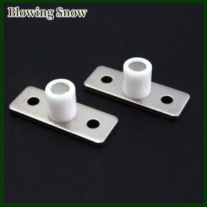 Blowing ตัวยึดประตูไม้แบบเลื่อนติดพื้น2ชิ้นตัวยึดลูกกลิ้งด้านบน