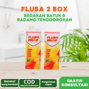 Fluba Anaba  2 Botol | Madu Herbal 100% Alami Melegakan Pernafasan dan Tenggorokan Pereda Batuk Pilek Flu