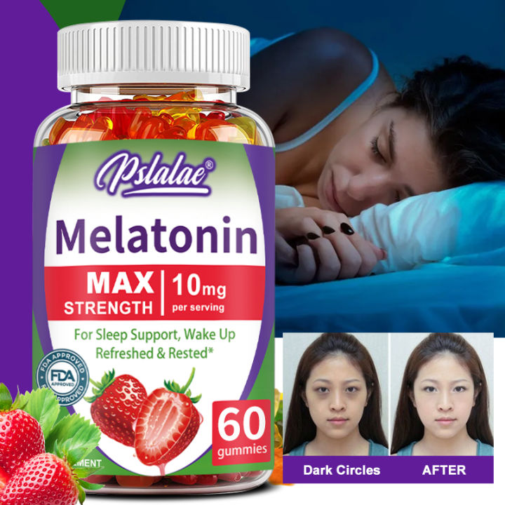 Sleep Gummies - Sleep Vitamins, Mood at Fatigue Relief - Gumising na refreshed at nagpahinga - Bumuo ng malusog na cycle ng pagtulog