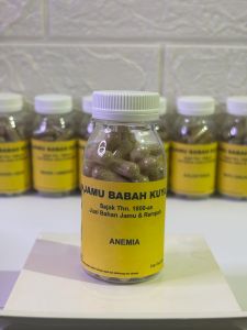 Obat Herbal Anemia Herbal - Pecegahan Anemia - Pengobatan Kurang Darah - Penambah Darah Herbal - Jamu Babah Kuya ASLI (KAPSUL)