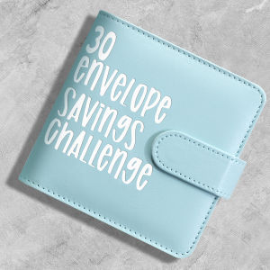 100 Days / 30 Day Savings Challenge Loose-leaf Handbook Password Lock Notebook