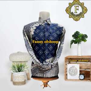 KEMEJA BATIK PRIA / KEMEJA BATIK KONDANGAN / KEMEJA MURAH / KEMEJA BATIK TERBARU Kemeja Batik Pria Seragaman Among motif kirana