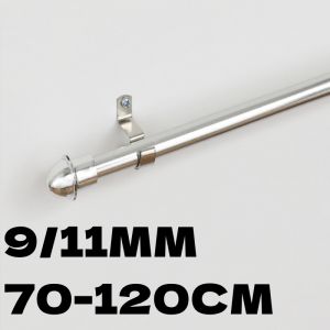 【ON SALE】QAQA Curtain Rod | Adjustable & Extendable 28"- 48" 48"-84" | 3/4 | 1PCS Curtains Rod Kurtina pole Curtain Cafe Rod Kurtina Cafe Rod Adjustable Extendable per set Extendable Metal Spiral Curtain Rod Set with Complete AccessoriesBracket Screws