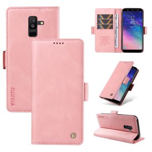 Vỏ Bọc Nắp gập Có Khe Cắm Thẻ Ví da từ tính cho Samsung Galaxy A6 A7 A8 A9 J4 J6 2018 / A6 J4 J6 plus 2018 / J5 J7 Prime Vỏ điện thoại