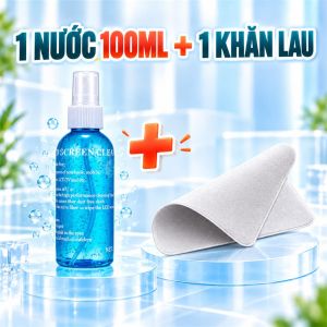 Nước vệ sinh màn hình dung tích 100ml không cồn không amoni phun xịt làm sạch màn hình