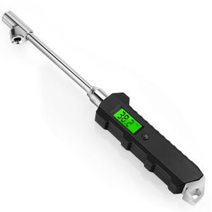 Professional Digital Tire Pressure Gauge Dual Head 200PSI Heavy Duty Tire Gauge For TruckCar Bicycels With Backlight LCD
