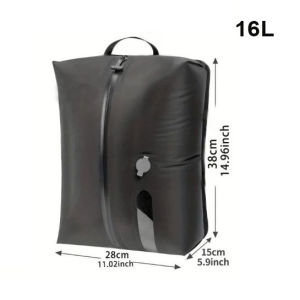 34L Large Capacity Waterproof Vacuum Storage Backpack Free Detachable Crossbody Strap Foldable Clothes Organizer Packing Cube For Travel Home Closet suitcase