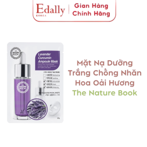 Mặt Nạ Dưỡng Trắng Chống Nhăn Hoa Oải Hương The Nature Book Hàn Nhập Khẩu Chính Hãng