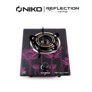 NIKO Kompor Gas Tanam Kaca - Kompor Gas Mewah Niko Glass Stove Reflection Series
