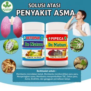 Detopar Pipeca De Nature Atasi Sesak Nafas Asma Batuk Berdahak Menahun