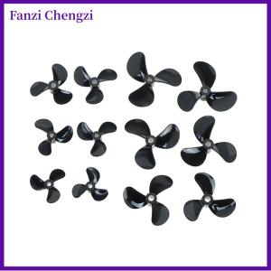 Fanzi 1คู่ RC เรือใบพัดพาย3ใบพัดไนลอนเรือใบพัดบวกและย้อนกลับ