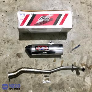 APIDO CHROME MUFLER for HONDA XRM 110 and 125 (SILENT)