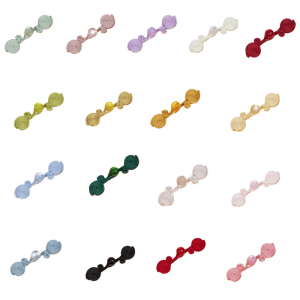 Elegant Jades Beads Buttons Handmade Chinese Closure Buttons Trendy Buttons for Enhancing Chinese Dresses