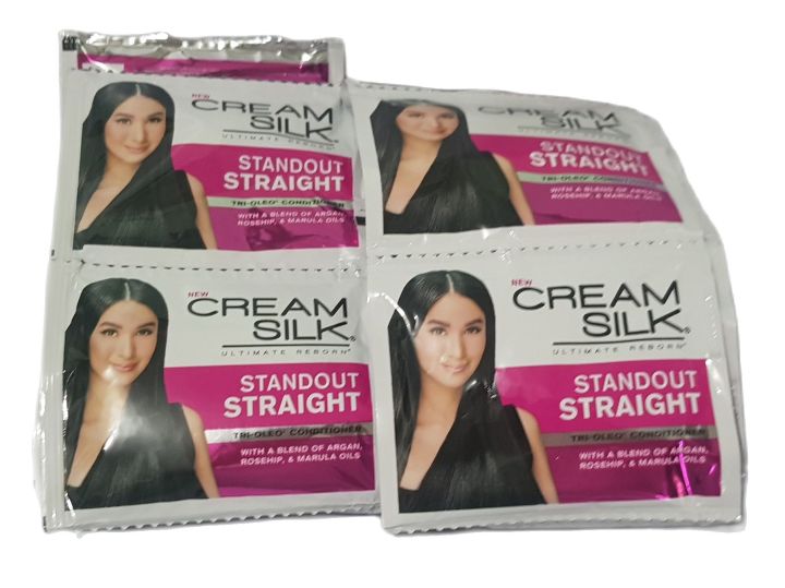 New CREAM SILK Hair Reborn Conditioner Standout Straight Pink (36 sachets x 12 ml) Lazada PH