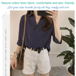 Mm loose  striped shirt