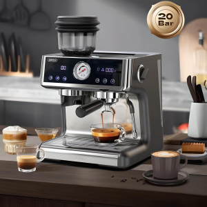 Máy pha cà phê Espresso HiBREW H7A - 3 in 1 Thương hiệu Mỹ Công suất 3000W Áp suất 20 bars - Nhập Khẩu Chính Hãng Bảo Hành 1 Năm