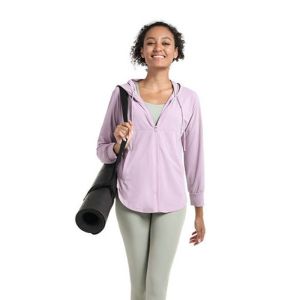 SUPERFLOWER Womens Sports Running Training Jackets Zipper Gym Yoga Hoodies Loose Athletic Fitness Workout Jogging Sportswear Tops
