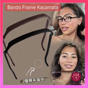 Bando Kacamata Kotak Headband Persegi Invisible Rambut Keriting Bando Sunglasses