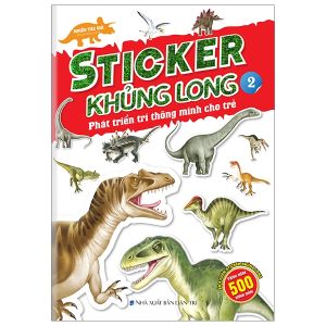 Sticker khủng long: Phát triển trí thông minh cho trẻ 2 (8 trang sticker)